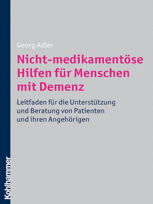 cover image of Nicht-medikamentöse Hilfen für Menschen mit Demenz